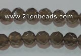 CAG5248 15.5 inches 10mm faceted round Brazilian grey agate beads