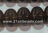 CAG5252 15.5 inches 15*20mm rondelle Brazilian grey agate beads