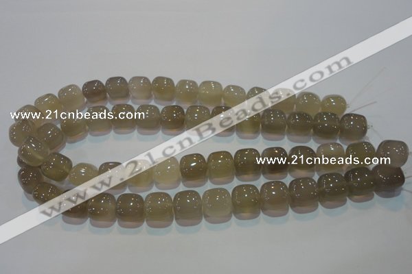 CAG5261 15.5 inches 14*14mm square Brazilian grey agate beads