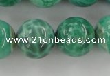 CAG5305 15.5 inches 14mm round peafowl agate gemstone beads