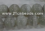 CAG5324 15.5 inches 14mm round grey line agate beads wholesale