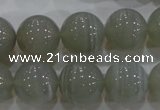 CAG5325 15.5 inches 16mm round grey line agate beads wholesale