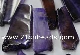 CAG5453 15.5 inches 12*28mm - 22*60mm freeform agate gemstone beads