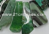 CAG5456 15.5 inches 14*28mm - 16*60mm freeform agate gemstone beads