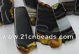 CAG5463 15.5 inches 16*26mm - 20*66mm freeform agate gemstone beads