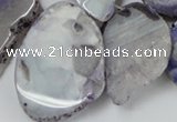 CAG5472 15.5 inches 16*22mm - 40*45mm freeform agate gemstone beads