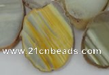 CAG5474 15.5 inches 16*22mm - 25*38mm freeform agate gemstone beads