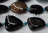 CAG5529 15.5 inches 14*18mm - 22*32mm nuggets agate gemstone beads