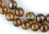 CAG56 5pcs 12mm&13mm round dragon veins agate beads wholesale