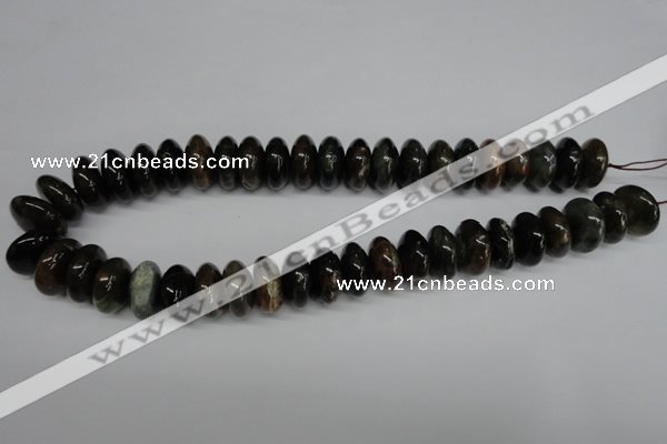 CAG5642 15 inches 8*17mm rondelle agate gemstone beads wholesale