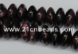 CAG5644 15 inches 8*16mm rondelle agate gemstone beads wholesale