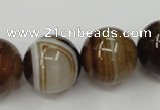 CAG5906 15 inches 18mm round Madagascar agate gemstone beads