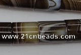 CAG5920 15 inches 15*18mm tube Madagascar agate gemstone beads
