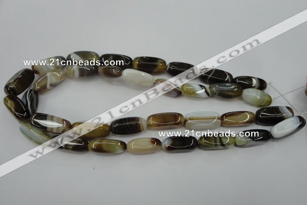 CAG5922 15 inches 13*25mm nuggets Madagascar agate gemstone beads