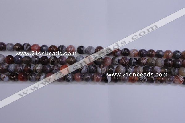 CAG5952 15.5 inches 8mm round botswana agate beads wholesale