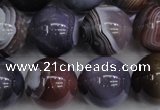 CAG5957 15.5 inches 18mm round botswana agate beads wholesale