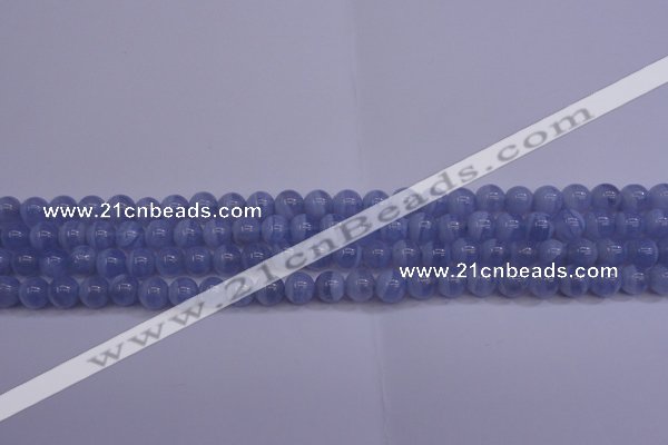 CAG5971 15.5 inches 6mm round blue lace agate beads wholesale