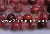 CAG6111 15.5 inches 6mm round south red agate gemstone beads