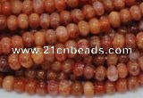 CAG615 15.5 inches 4*8mm rondelle natural fire agate beads