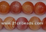 CAG6343 15 inches 10mm round red botswana agate beads wholesale