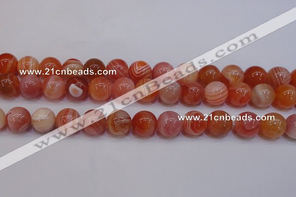 CAG6344 15 inches 12mm round red botswana agate beads wholesale