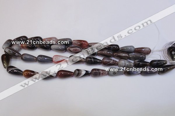 CAG6346 15 inches 10*20mm teardrop botswana agate beads