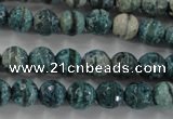 CAG6407 15 inches 10mm faceted round tibetan agate gemstone beads