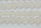 CAG6501 15.5 inches 6mm round Brazilian white agate beads