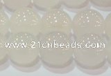 CAG6504 15.5 inches 12mm round Brazilian white agate beads