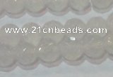 CAG6514 15.5 inches 12mm faceted round Brazilian white agate beads