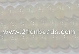 CAG6521 15.5 inches 5*8mm rondelle Brazilian white agate beads