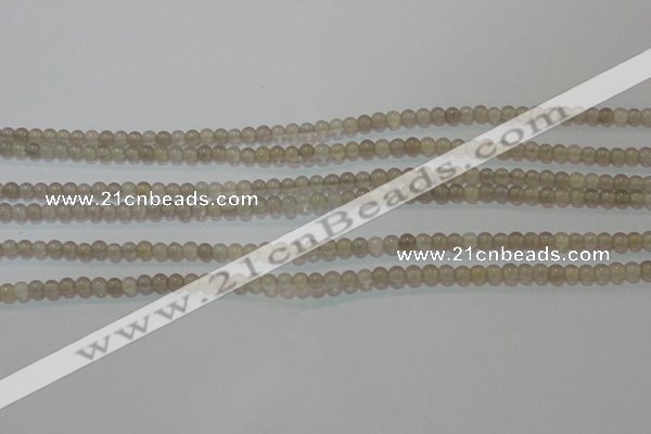 CAG6530 15.5 inches 3mm round Brazilian grey agate beads