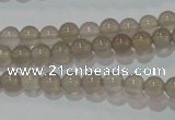 CAG6531 15.5 inches 4mm round Brazilian grey agate beads