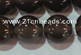 CAG6532 15.5 inches 18mm round Brazilian grey agate beads