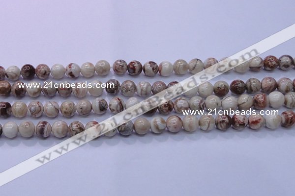 CAG6661 15.5 inches 6mm round Mexican crazy lace agate beads