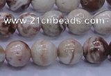 CAG6662 15.5 inches 8mm round Mexican crazy lace agate beads