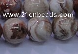 CAG6665 15.5 inches 14mm round Mexican crazy lace agate beads