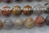 CAG6672 15.5 inches 8mm round natural crazy lace agate beads