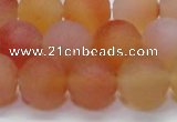 CAG6690 15 inches 8mm round multicolor pilates agate beads