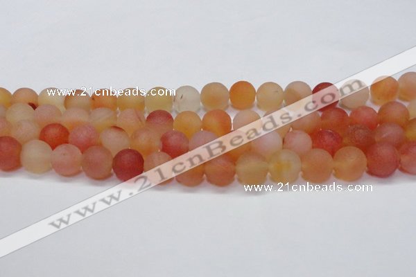 CAG6690 15 inches 8mm round multicolor pilates agate beads