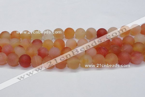 CAG6692 15 inches 12mm round multicolor pilates agate beads