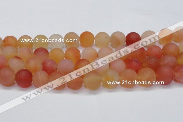 CAG6694 15 inches 16mm round multicolor pilates agate beads