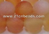 CAG6695 15 inches 18mm round multicolor pilates agate beads