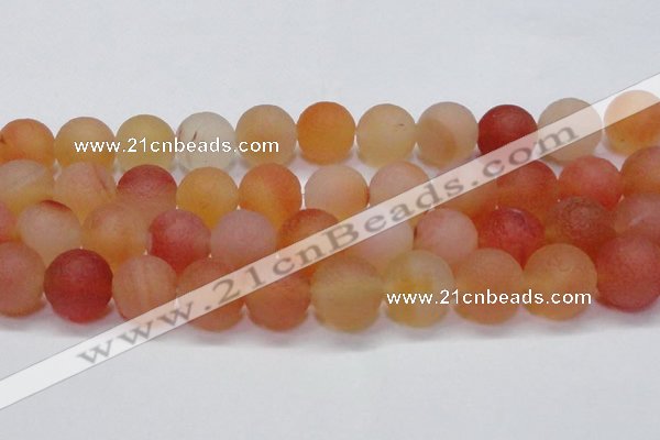 CAG6696 15 inches 20mm round multicolor pilates agate beads
