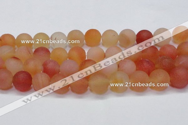 CAG6696 15 inches 20mm round multicolor pilates agate beads