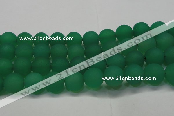 CAG6736 15 inches 20mm round green pilates agate beads