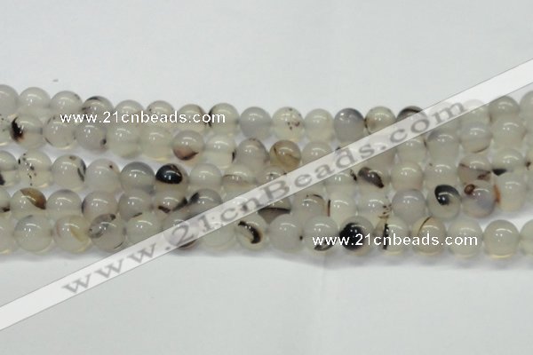 CAG6761 15 inches 8mm round Montana agate beads wholesale