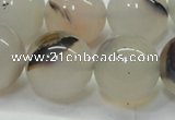 CAG6764 15 inches 14mm round Montana agate beads wholesale