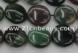 CAG6771 15.5 inches 14mm flat round Indian agate beads wholesale