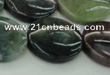 CAG6775 15.5 inches 25mm flat round Indian agate beads wholesale